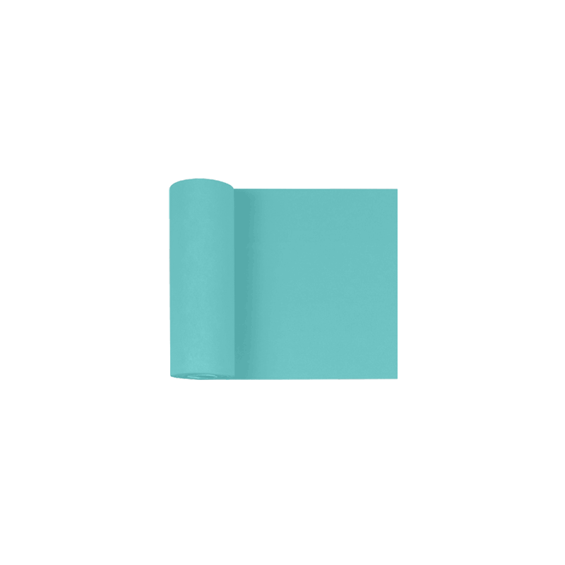 Chemin de table uni
30 x 50 ML
(non tissé 72 gr aspect peau de pêche) couleur:Bleu givré