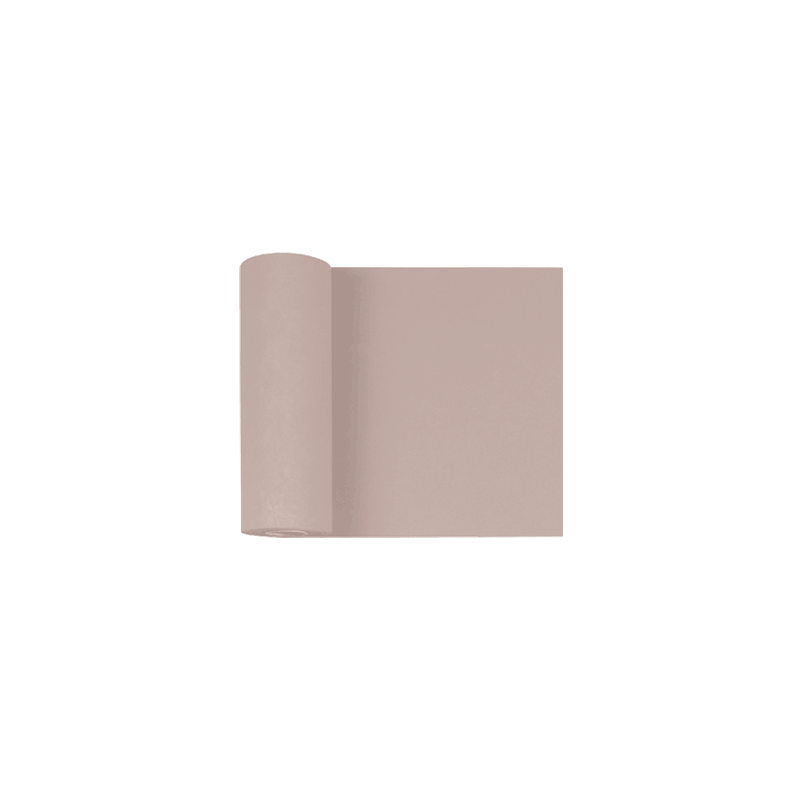 Chemin de table uni
30 x 50 ML
(non tissé 72 gr aspect peau de pêche) couleur:Rose pâle
