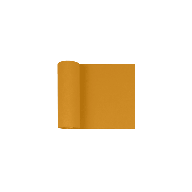 Chemin de table uni
30 x 50 ML
(non tissé 72 gr aspect peau de pêche) couleur:Orange 1