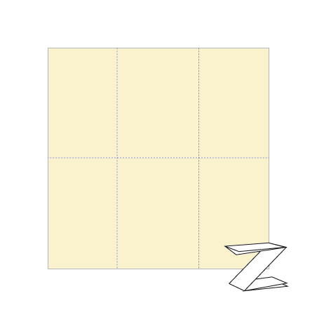 Nappe unie pliée
80 x 80 - Pliée en Z - 27 x 40
(airlaid 55 gr - proche du tissu) couleur:Ivoire