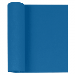 Chemin de table uni 
48 x 50 ML 
(non tissé 72 gr aspect peau de pêche) couleur:Bleu roi