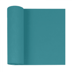 Chemin de table uni 
40 x 50 ML 
(non tissé 72 gr aspect peau de pêche) couleur:Turquoise