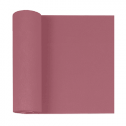Chemin de table uni 
40 x 50 ML 
(non tissé 72 gr aspect peau de pêche) couleur:Vieux rose