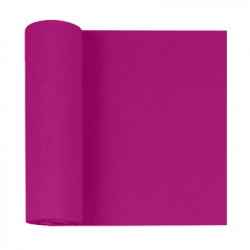 Chemin de table uni 
40 x 50 ML 
(non tissé 72 gr aspect peau de pêche) couleur:Rose framboise